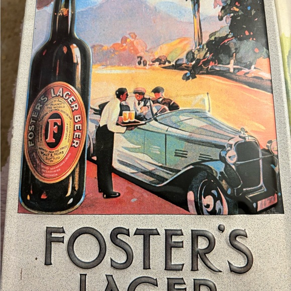 Metal Tin Beer Fishing Signs Man Cave Decor - Picture 4 of 4